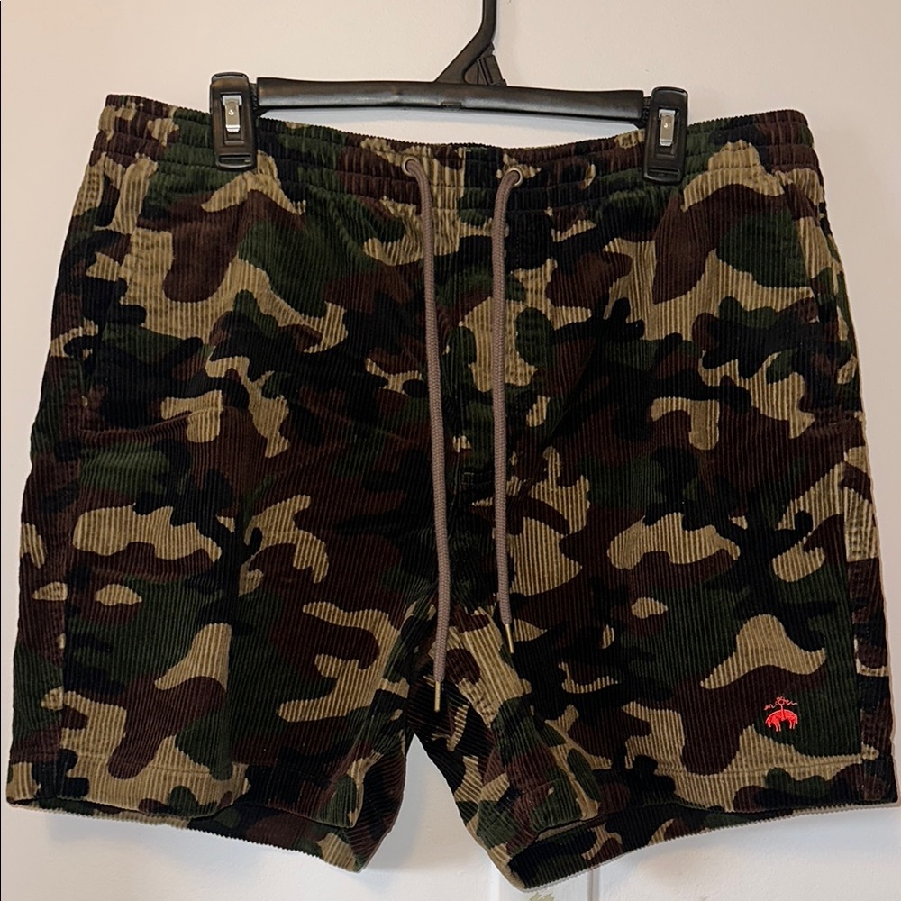 Brooks Brothers Camouflage Corduroy Shorts